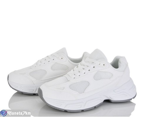 Кросівки жіночі на весну/осінь (8 пар р.36-41) білий  "LOREDANA"