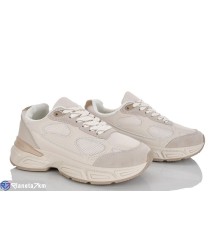 Кросівки жіночі на весну/осінь (8 пар р.36-41) бежевий  "LOREDANA"