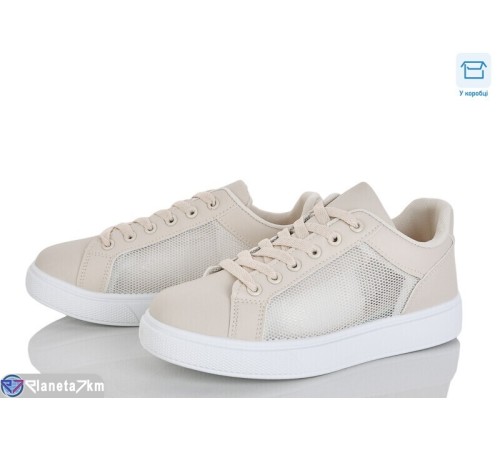 Кросівки жіночі на літо (8 пар р.36-41) бежевий  "LOREDANA"