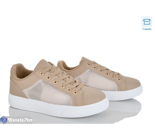 Кросівки жіночі на літо (8 пар р.36-41) коричневий  "LOREDANA"