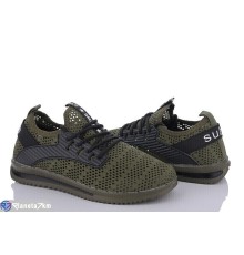 Кросівки чоловічі (8 пар р.36-41) зелений  "Favora"