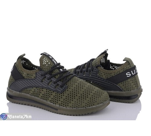 Кросівки чоловічі (8 пар р.36-41) зелений  "Favora"