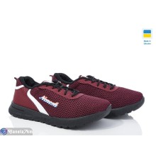 Кросівки жіночі (6 пар р.37-41) бордовий  "Favora"