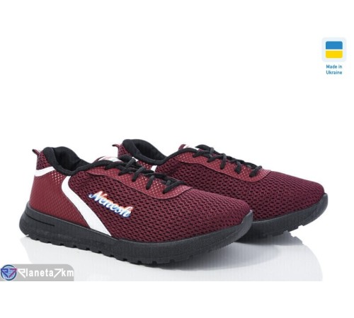 Кросівки жіночі (6 пар р.37-41) бордовий  "Favora"