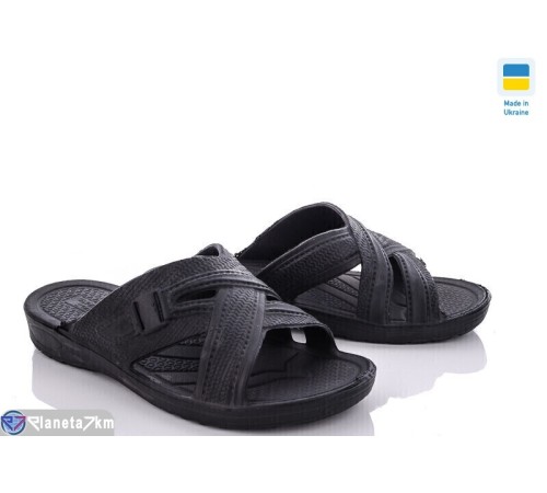 Шлепки чоловічі (8 пар р.40-45) чорний  "Favora"