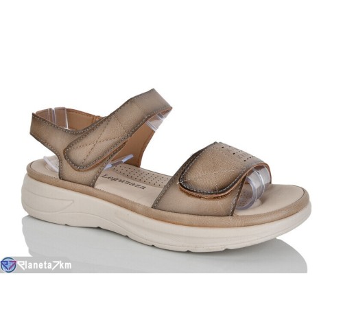 Босоніжки жіночі на літо (8 пар р.37-42) коричневий  "ZORINA"