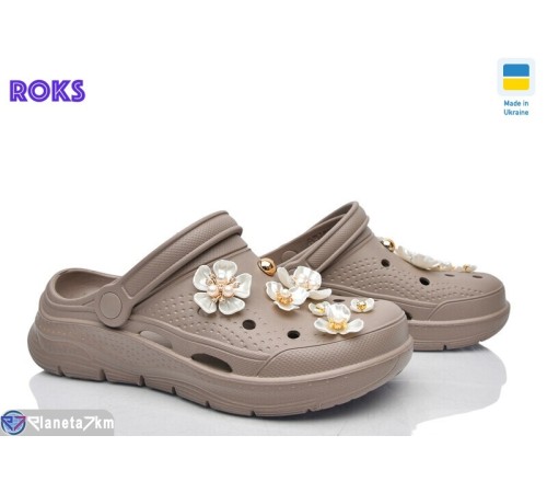 Кроки жіночі на літо (8 пар р.36-41) коричневий  "Roks"