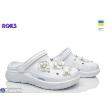 Кроки жіночі на літо (8 пар р.36-41) білий  "Roks"