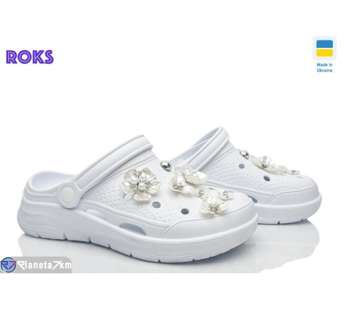 Кроки жіночі на літо (8 пар р.36-41) білий  "Roks"