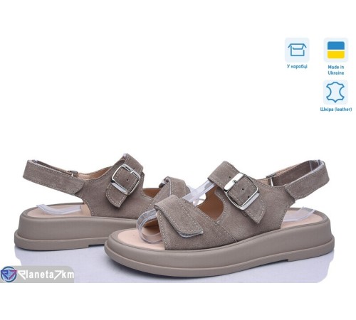 Босоніжки жіночі на літо (6 пар р.36-40) коричневий  "Linda"