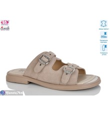 Шлепки жіночі на літо (8 пар р.37-41) бежевий  "Gukkcr"