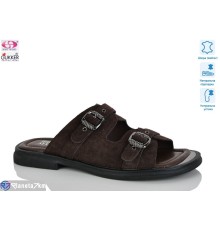 Шлепки жіночі на літо (8 пар р.37-41) коричневий  "Gukkcr"