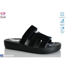 Шлепки жіночі на літо (8 пар р.37-41) чорний  "Gukkcr"