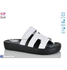 Шлепки жіночі на літо (8 пар р.37-41) білий  "Gukkcr"