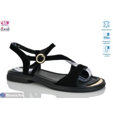 Босоніжки жіночі на літо (8 пар р.37-41) чорний  "Gukkcr"