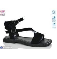 Босоніжки жіночі на літо (8 пар р.37-41) чорний  "Gukkcr"