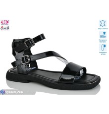 Босоніжки жіночі на літо (8 пар р.37-41) чорний  "Gukkcr"