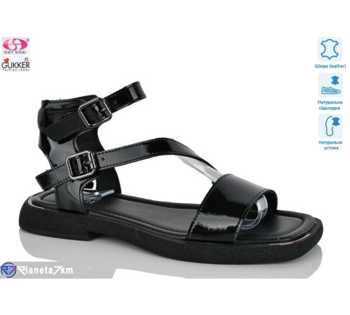 Босоніжки жіночі на літо (8 пар р.37-41) чорний  "Gukkcr"