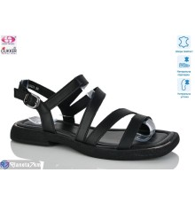 Босоніжки жіночі на літо (8 пар р.37-41) чорний  "Gukkcr"