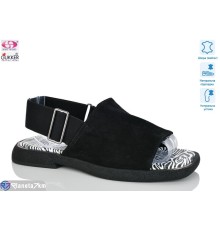 Босоніжки жіночі на літо (8 пар р.37-41) чорний  "Gukkcr"