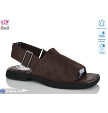 Босоніжки жіночі на літо (8 пар р.37-41) коричневий  "Gukkcr"