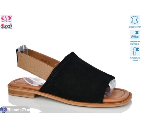 Босоніжки жіночі на літо (8 пар р.37-41) чорний  "Gukkcr"