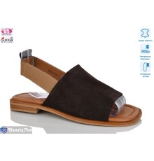 Босоніжки жіночі на літо (8 пар р.37-41) коричневий  "Gukkcr"