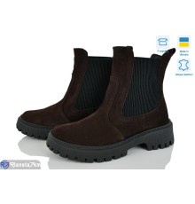 Черевики жіночі на весну/осінь (6 пар р.36-41) коричневий  "ERIKA"