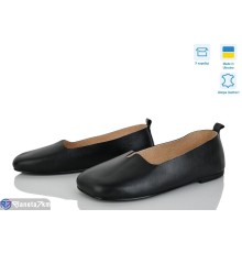 Балетки жіночі на літо (6 пар р.36-40) чорний  "Linda"