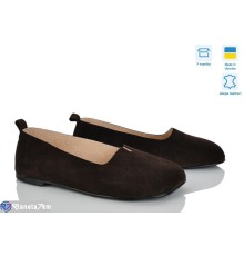 Балетки жіночі на літо (6 пар р.36-40) коричневий  "Linda"