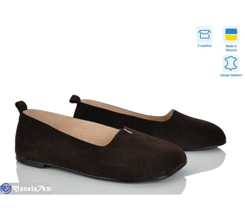 Балетки жіночі на літо (6 пар р.36-40) коричневий  "Linda"