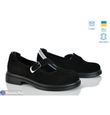 Туфлі жіночі на весну/осінь (6 пар р.36-40) чорний  "Linda"