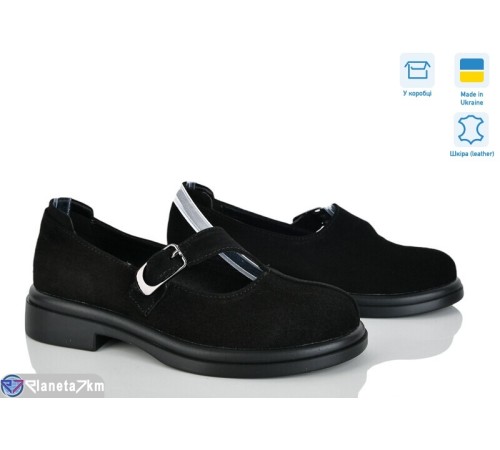 Туфлі жіночі на весну/осінь (6 пар р.36-40) чорний  "Linda"