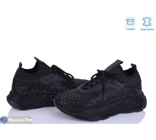 Кросівки жіночі на весну/осінь (8 пар р.36-40) чорний  "LISA"