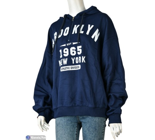 Батник жіночий на весну/осінь (5 шт. р.сетка One size) синій  "Mirella"