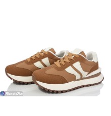 Кросівки жіночі на весну/осінь (8 пар р.36-41) коричневий  "HoRIK"