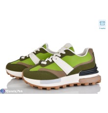 Кросівки жіночі на весну/осінь (8 пар р.37-41) зелений  "HoRIK"