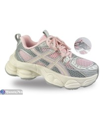 Дитячі кросівки на весну/осінь (8 пар р.33-38) рожевий  "STRONGO"