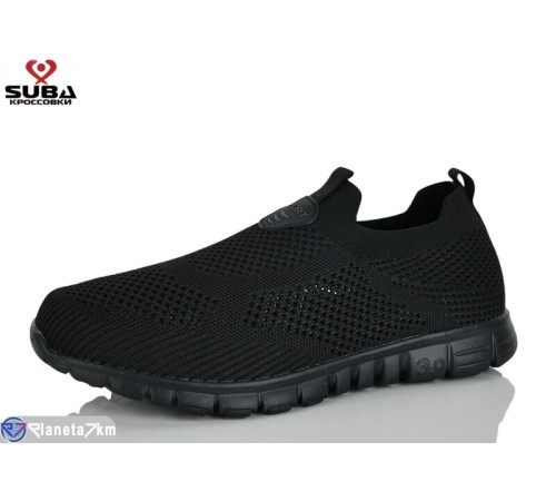Кросівки чоловічі на літо (8 пар р.41-46) чорний  "SUBA"