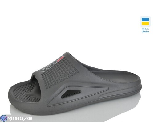 Шлепки жіночі на літо (6 пар р.36-41) сірий  "INPIRE"
