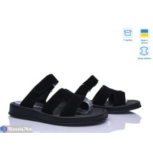 Шлепки жіночі на літо (8 пар р.36-41) чорний  "FOX"