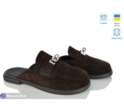 Шлепки жіночі на літо (6 пар р.36-40) коричневий  "Linda"