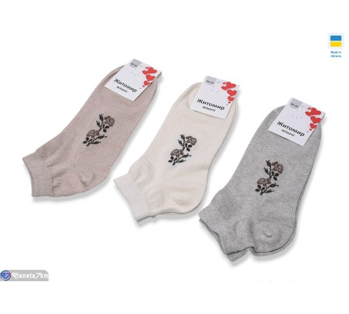 Жіночі шкарпетки на весну/осінь (12 шт. р.сетка 36-41) мікс  "VERONIKA"