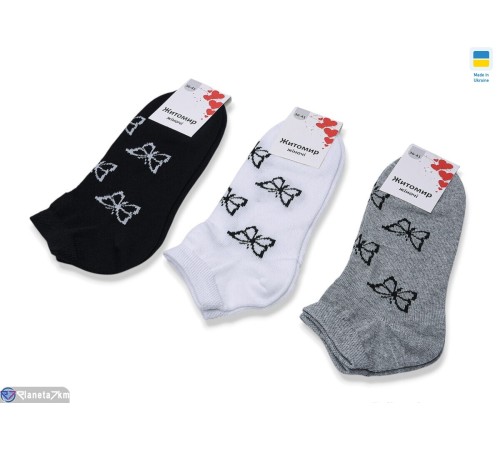 Жіночі шкарпетки на весну/осінь (12 шт. р.сетка 36-41) мікс  "VERONIKA"