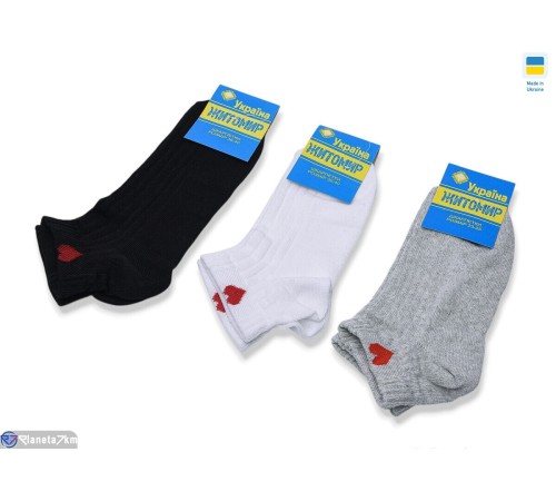 Жіночі шкарпетки на весну/осінь (12 шт. р.сетка 23-25) мікс  "VERONIKA"