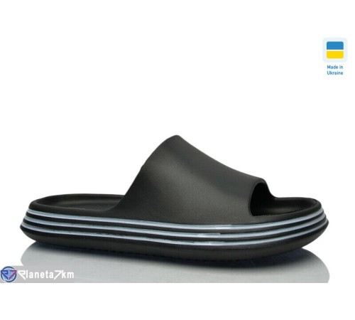Шлепки чоловічі на літо (8 пар р.41-45) чорний  "LUCKY"