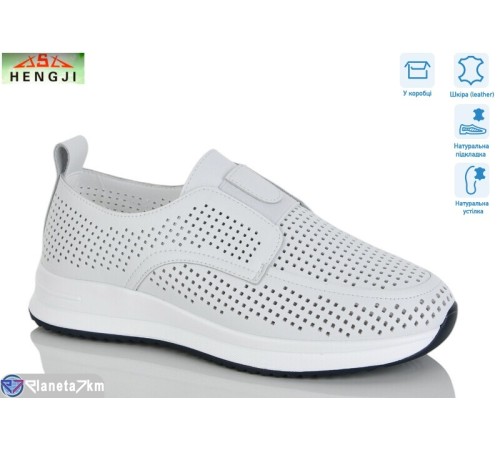 Туфлі жіночі на літо (8 пар р.36-41) білий  "HENGJI-ELENA"