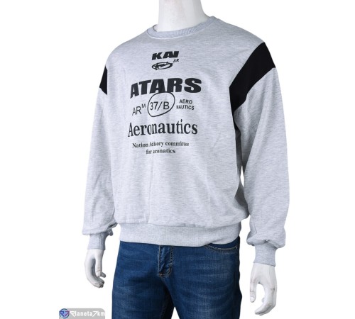 Батник чоловічий на весну/осінь (5 шт. р.сетка One size) сірий  "Mirella"