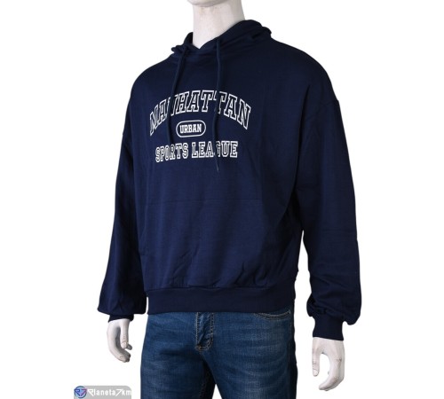 Батник чоловічий на весну/осінь (5 шт. р.сетка One size) синій  "Mirella"