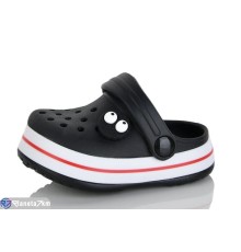 Кроки дитячі на літо (12 пар р.20-27) чорний  "LULI"